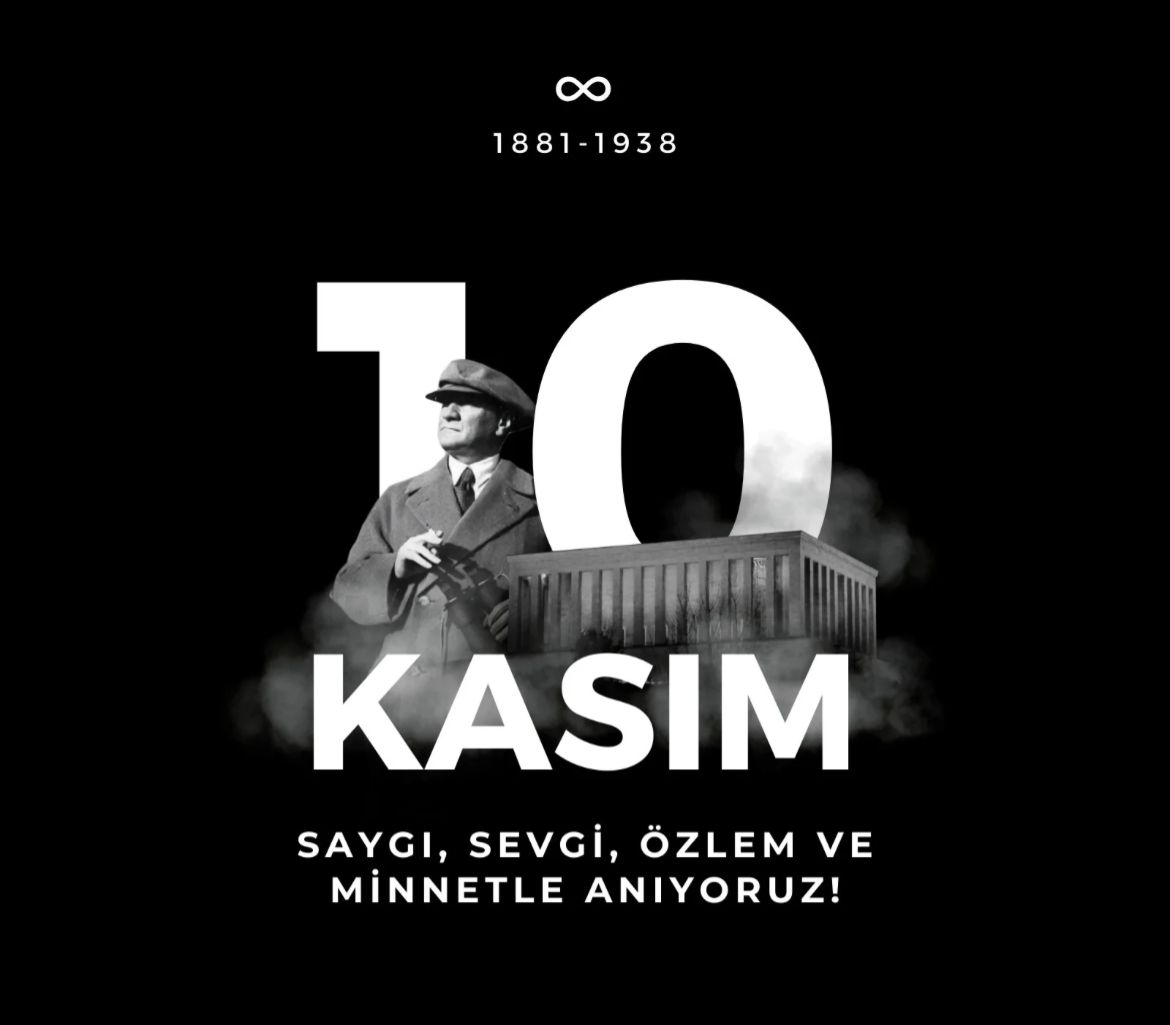 Kaymakamımız Hüseyin TEKİN'in 10 Kasım Mesajı